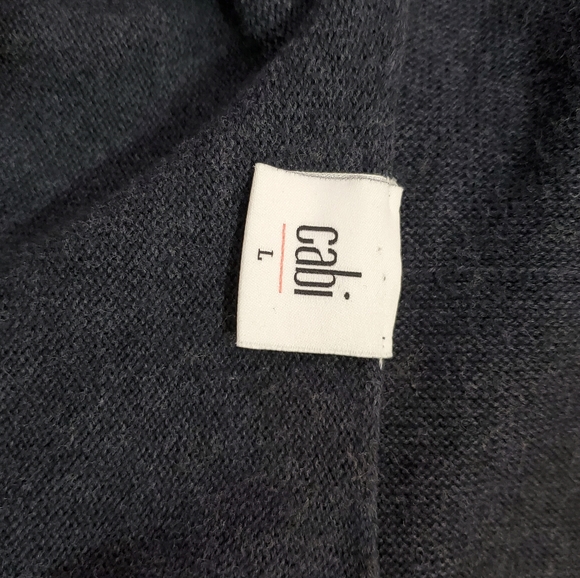 CAbi Victoria Cutout Drape Front Cardigan - Picture 4 of 5